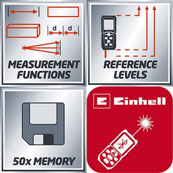 Einhell digitalni laserski daljinomer TE-LD 60-3