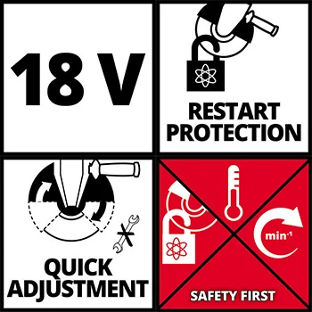 Einhell PROFESSIONAL akumulatorska ugaona brusilica Power X-Change AXXIO 18/125 4431140-4