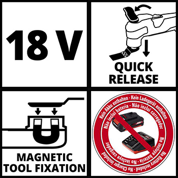 Einhell akumulatorski višenamenski alat Power X-Change VARRITO TE-MG 18 Li - Solo Einhell akumulatorski višenamenski alat Power X-Change VARRITO TE-MG 18 Li - Solo