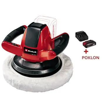 Einhell akumulatorska polirka Power X-Change CE-CB 18/254 Li 2093301 + POKLON Einhell starter kit Power X-Change 18V 2.5Ah 4512097 Einhell akumulatorska polirka Power X-Change CE-CB 18/254 Li 2093301 + POKLON Einhell starter kit Power X-Change 18V 2.5Ah 4512097