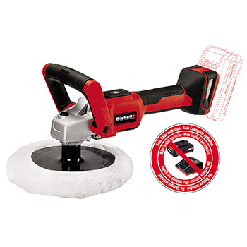 Einhell akumulatorski uređaj za poliranje i brušenje Power X-Change CE-CP 18/180 Li E-Solo Einhell akumulatorski uređaj za poliranje i brušenje Power X-Change CE-CP 18/180 Li E-Solo