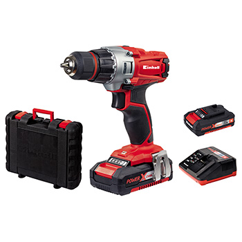 Einhell akumulatorska bušilica Power X-Change TE-CD 18/2 Li Kit (2x1,5 Ah)-2