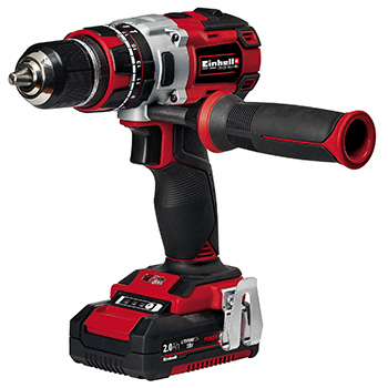 Einhell PROFESSIONAL akumulatorska udarna bušilica Power X-Change TE-CD 18 Li-i BL (2x2,0Ah) Kit 4513861 Einhell PROFESSIONAL akumulatorska udarna bušilica Power X-Change TE-CD 18 Li-i BL (2x2,0Ah) Kit 4513861