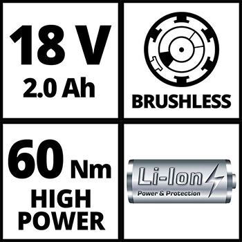 Einhell akumulatorska udarna bušilica Power X-Change TE-CD 18 Li-i BL (2x2,0Ah) Kit-6