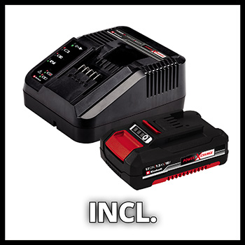Einhell akumulatorska bušilica – šrafilica Power X-Change TC-CD 18/35 Li Kit (1x1,5 Ah)-5