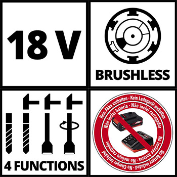 Einhell PROFESSIONAL akumulatorska čekić bušilica Power X-Change HEROCCO 18/20 Einhell PROFESSIONAL akumulatorska čekić bušilica Power X-Change HEROCCO 18/20