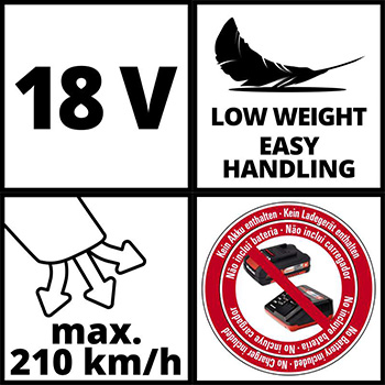 Einhell akumulatorski duvač lišća Power X-Change GC-CL 18 Li E - Solo Einhell akumulatorski duvač lišća Power X-Change GC-CL 18 Li E - Solo