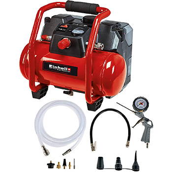 Einhell akumulatorski vazdušni kompresor Power X-Change TE-AC 36/6/8 Li OF Set-Solo-1