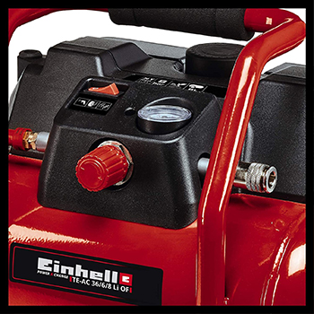 Einhell akumulatorski vazdušni kompresor Power X-Change TE-AC 36/6/8 Li OF Set-Solo Einhell akumulatorski vazdušni kompresor Power X-Change TE-AC 36/6/8 Li OF Set-Solo