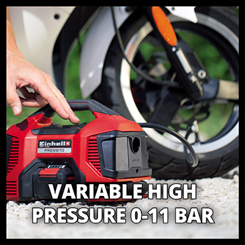 Einhell akumulatorski hibridni kompresor Pressito Power X-Change TE-AC 18/11 LiAC - Solo PRESSITO Einhell akumulatorski hibridni kompresor Pressito Power X-Change TE-AC 18/11 LiAC - Solo PRESSITO