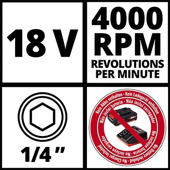 Einhell akumulatorski odvijač Power X-Change TE-DY 18 Li-Solo-5