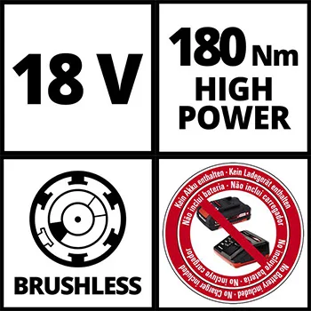Einhell PROFESSIONAL akumulatorski udarni odvijač Power X-Change TE-CI 18 Li Brushless - Solo 4510030-7