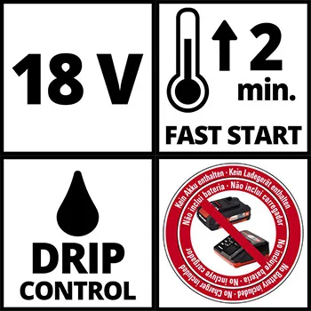 Einhell akumulatorski pištolj za vruće lepljenje Power X-Change TE-CG 18 Li - Solo 4522200 Einhell akumulatorski pištolj za vruće lepljenje Power X-Change TE-CG 18 Li - Solo 4522200