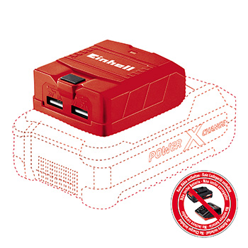 Einhell USB Power Bank baterija/starter Power X-Change TC-CP 18 Li USB - Solo Einhell USB Power Bank baterija/starter Power X-Change TC-CP 18 Li USB - Solo