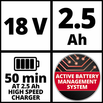 Einhell starter kit Power X-Change 18V 2,5 Ah-3