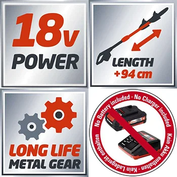 Einhell akumulatorska teleskopska lančana testera Power X-Change GE-LC 18 LI T- Solo Einhell akumulatorska teleskopska lančana testera Power X-Change GE-LC 18 LI T- Solo