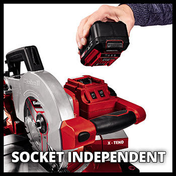 Einhell akumulatorska preklopna kružna testera Power X-Change TE-MS 18/210 - Solo Einhell akumulatorska preklopna kružna testera Power X-Change TE-MS 18/210 - Solo