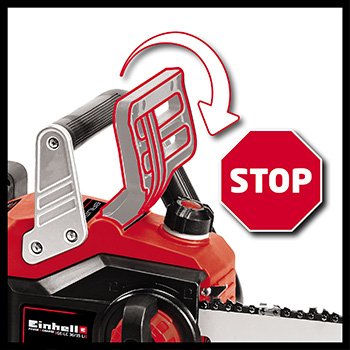 Einhell akumulatorska lančana testera Power X-Change GE-LC 36/35 Li - Solo + Einhell starter set PXC 2 x 5,2Ah & Twincharger Kit + GE-CS 18 Li solo oštrač lanca -6