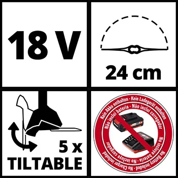 Einhell akumulatorski trimer za travu Power X-Change GE-CT 18 Li - Solo Einhell akumulatorski trimer za travu Power X-Change GE-CT 18 Li - Solo