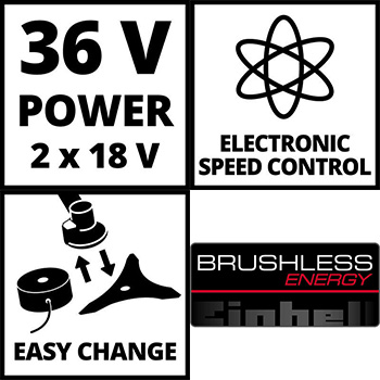 Einhell akumulatorski trimer za travu Power X-Change AGILLO Kit (2x3,0Ah)-7