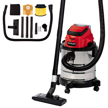 Einhell akumulatorski usisivač za suvo/mokro Power X-Change TC-VC 18/20 Li S - Solo-1