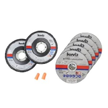 Einhell akumulatorska ugaona brusilica TE-AG 18/115 Li (1x4.0Ah) + 7-delni set 49712051 + torba 45/22 4530037-2 Einhell akumulatorska ugaona brusilica TE-AG 18/115 Li (1x4.0Ah) + 7-delni set 49712051 + torba 45/22 4530037-2