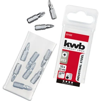 Einhell by KWB PZ2 bit 25mm set 10/1 49121122 Einhell by KWB PZ2 bit 25mm set 10/1 49121122