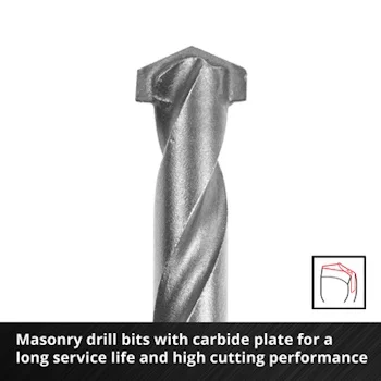 Einhell set bitova i burgija za kamen S2 - E6.3-1/4