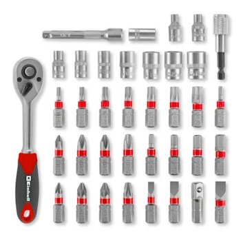 Einhell set bitova i gedora L-Case 1/4 Einhell set bitova i gedora L-Case 1/4
