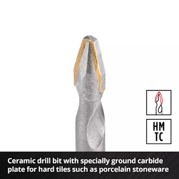 Einhell S-CASE set burgija za ciglu i keramiku E6.3 1/4 Einhell S-CASE set burgija za ciglu i keramiku E6.3 1/4
