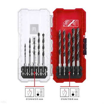 Einhell set burgija za drvo C 45 prihvat E6.3-1/4 Einhell set burgija za drvo C 45 prihvat E6.3-1/4