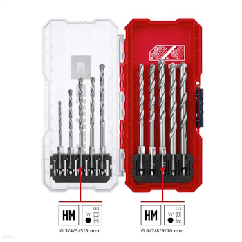 Einhell set burgija za kamen HM prihvat E6.3-1/4 Einhell set burgija za kamen HM prihvat E6.3-1/4