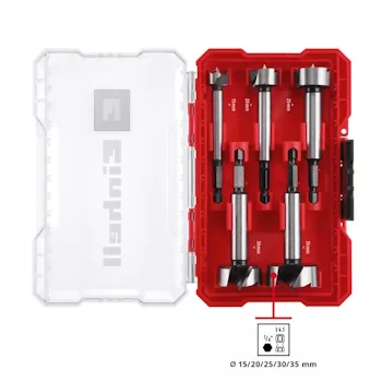 Einhell M-Case set čeonih burgija C 45 prihvat E6.3 - 1/4 Einhell M-Case set čeonih burgija C 45 prihvat E6.3 - 1/4