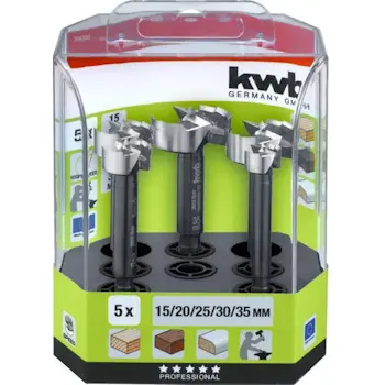 Einhell 5-delni set čeonih burgija za drvo 15-35mm Energy saving 49706300 Einhell 5-delni set čeonih burgija za drvo 15-35mm Energy saving 49706300