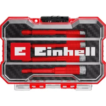 Einhell XS-CASE set dijamantskih burgija za keramiku E6.3-1/4 Einhell XS-CASE set dijamantskih burgija za keramiku E6.3-1/4