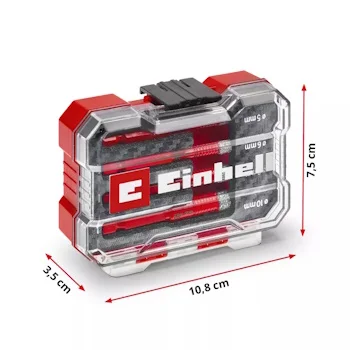 Einhell XS-CASE set dijamantskih burgija za keramiku E6.3-1/4 Einhell XS-CASE set dijamantskih burgija za keramiku E6.3-1/4