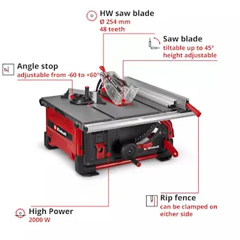 Einhell stona kružna testera 2000W TE-TS 10 T 4340431 Einhell stona kružna testera 2000W TE-TS 10 T 4340431