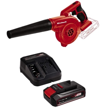 Einhell akumulatorski duvač TE-CB 18/180 Li-Solo + Einhell starter kit Power X-Change 18V 2,5 Ah