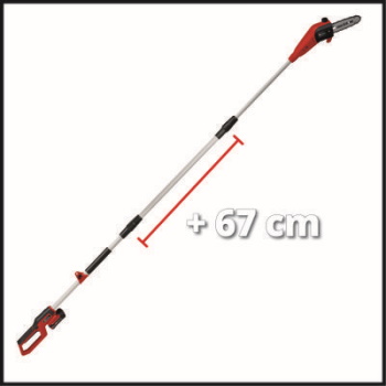Einhell akumulatorska teleskopska lančana testera GC-HH 18/45 Li T-Solo Einhell akumulatorska teleskopska lančana testera GC-HH 18/45 Li T-Solo