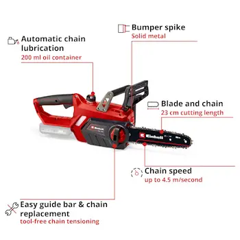 Einhell akumulatorska lančana testera Power X-Change GE-LC 18 Li Solo 4501761-2