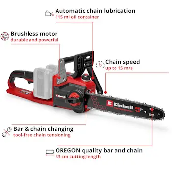 Einhell akumulatorska lančana testera Power X-Change GP-LC 36/35 Li - Solo 4501780-2