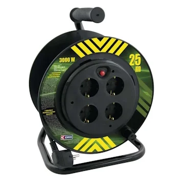 Emos motalica sa četiri utičnice i termo prekidačem 25m P19427 Emos motalica sa četiri utičnice i termo prekidačem 25m P19427