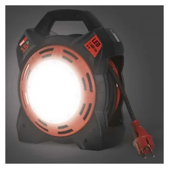 Emos motalica sa LED lampom i četiri utičnice 15m P08215 Emos motalica sa LED lampom i četiri utičnice 15m P08215