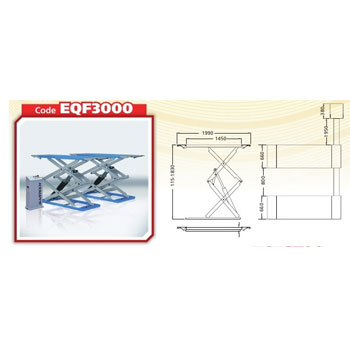 Equipoil dizalica makazasta 3 tone EQF3000-1