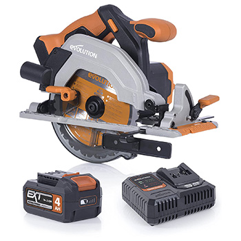 Evolution akumulatorski univerzalni ručni cirkular 165mm R165CCS-LI4AH Evolution akumulatorski univerzalni ručni cirkular 165mm R165CCS-LI4AH