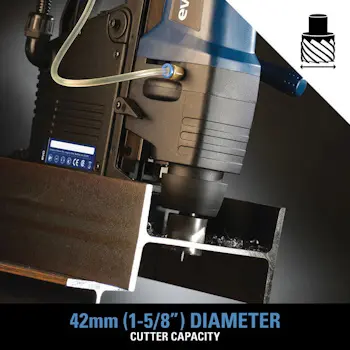 Evolution magnetna bušilica 42mm 1200W EVO42 + POKLON set frezera + magnetni skupljač opiljaka EVO-CYCLONE u koferu 095-0004A-3 Evolution magnetna bušilica 42mm 1200W EVO42 + POKLON set frezera + magnetni skupljač opiljaka EVO-CYCLONE u koferu 095-0004A-3