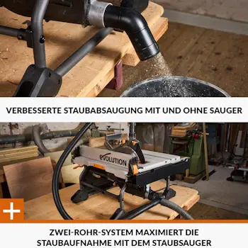 Evolution stona testera 1800W 255mm za više materijala R255TBLX+ 255 Evolution stona testera 1800W 255mm za više materijala R255TBLX+ 255