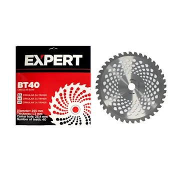 Expert nož rezni disk cirkular za trimer 255x25.4x1.3mm 40z BT40 67777