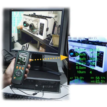Extech brojač čestica prašine u vazduhu sa ugrađenom kamerom VPC 300 Extech brojač čestica prašine u vazduhu sa ugrađenom kamerom VPC 300