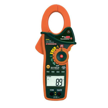 Extech True RMS strujna klešta + IR merač temperature EX 840 Extech True RMS strujna klešta + IR merač temperature EX 840